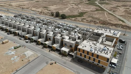 لقطة جوية — التاون هاوس والشقق